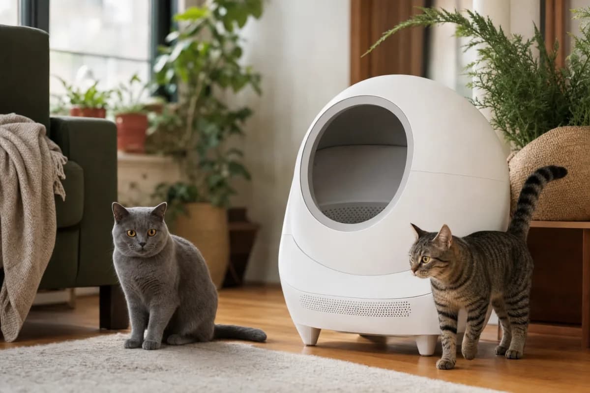 Litière automatique et chaton : à partir de quel âge ?