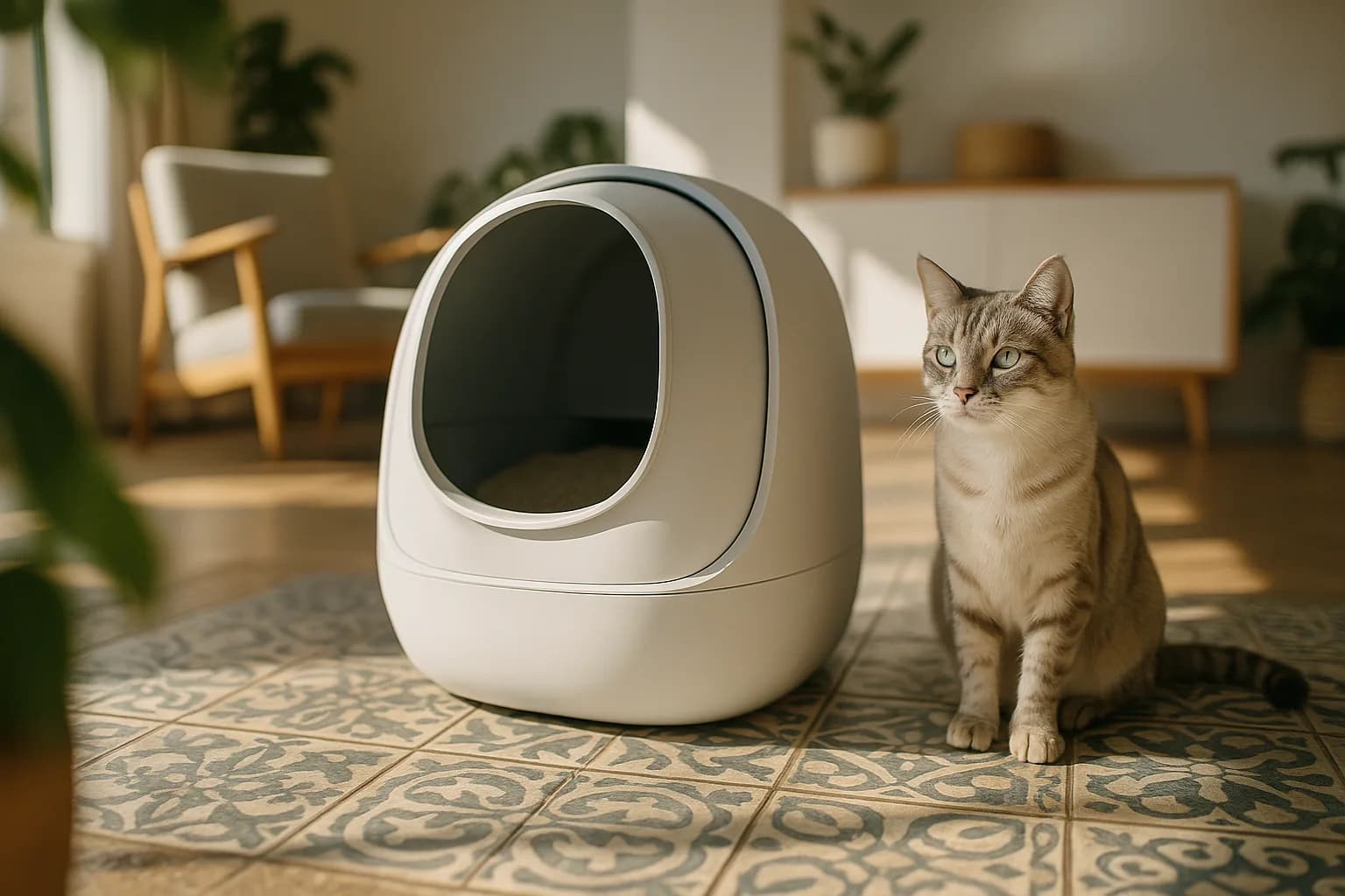 Comment choisir une litière automatique pour un chat malade ?