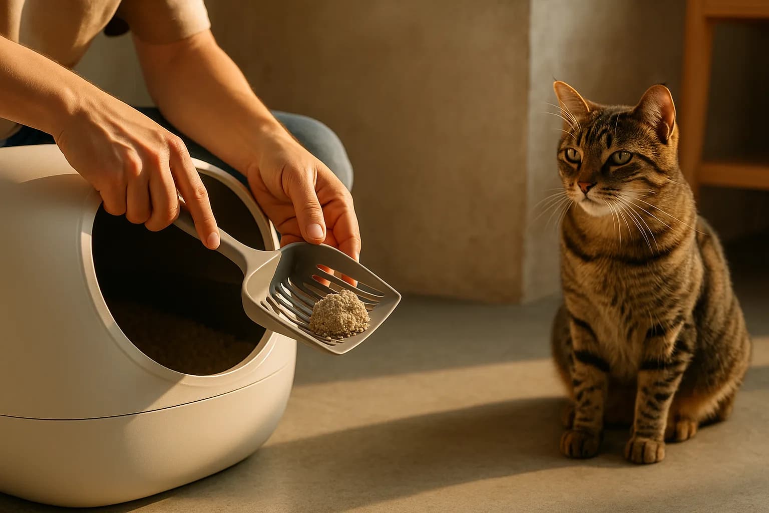 Comment les litières automatiques impactent-elles le comportement des chats ?
