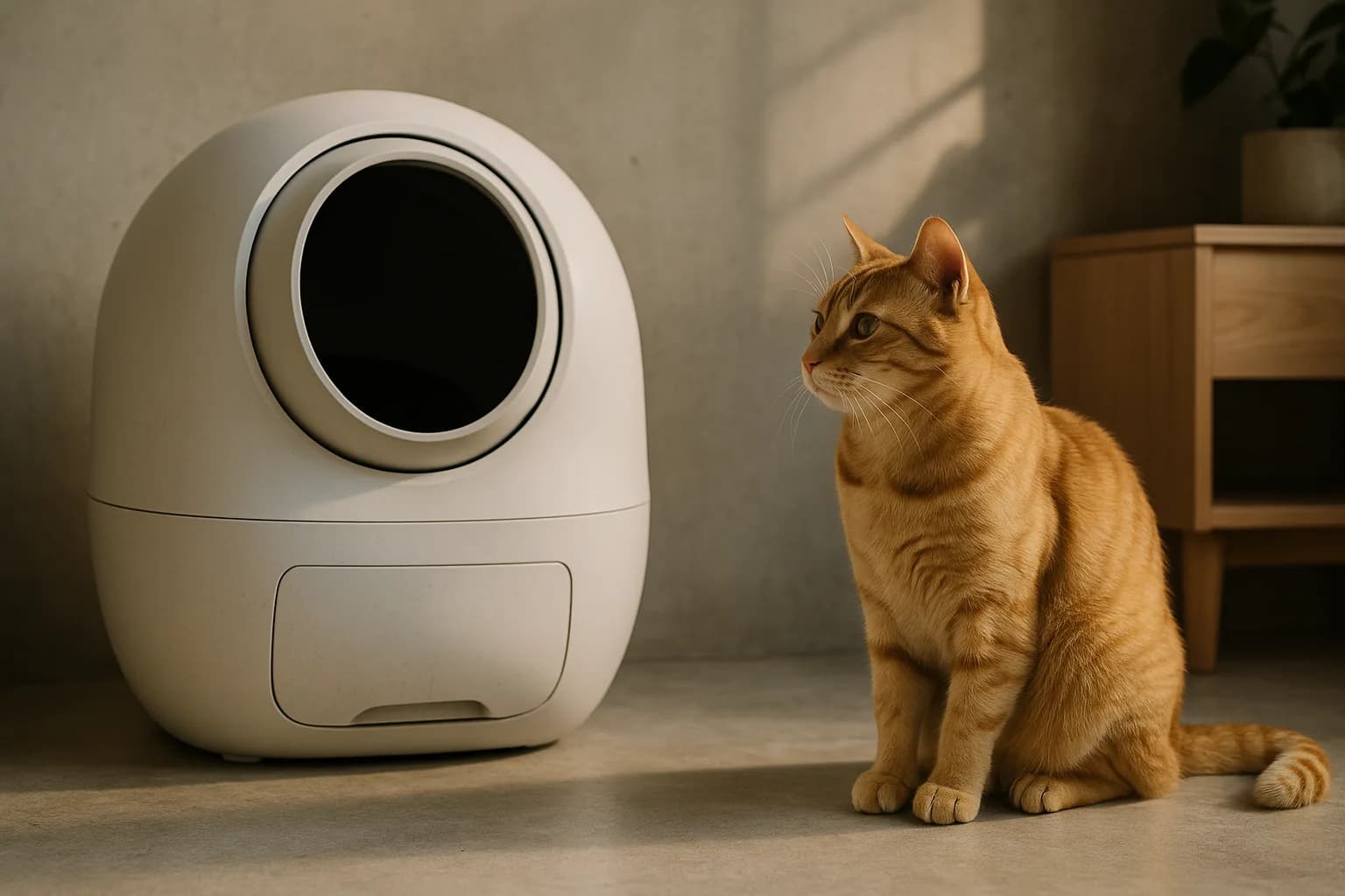 Quel est l'impact des litières automatiques sur le comportement des chats ?