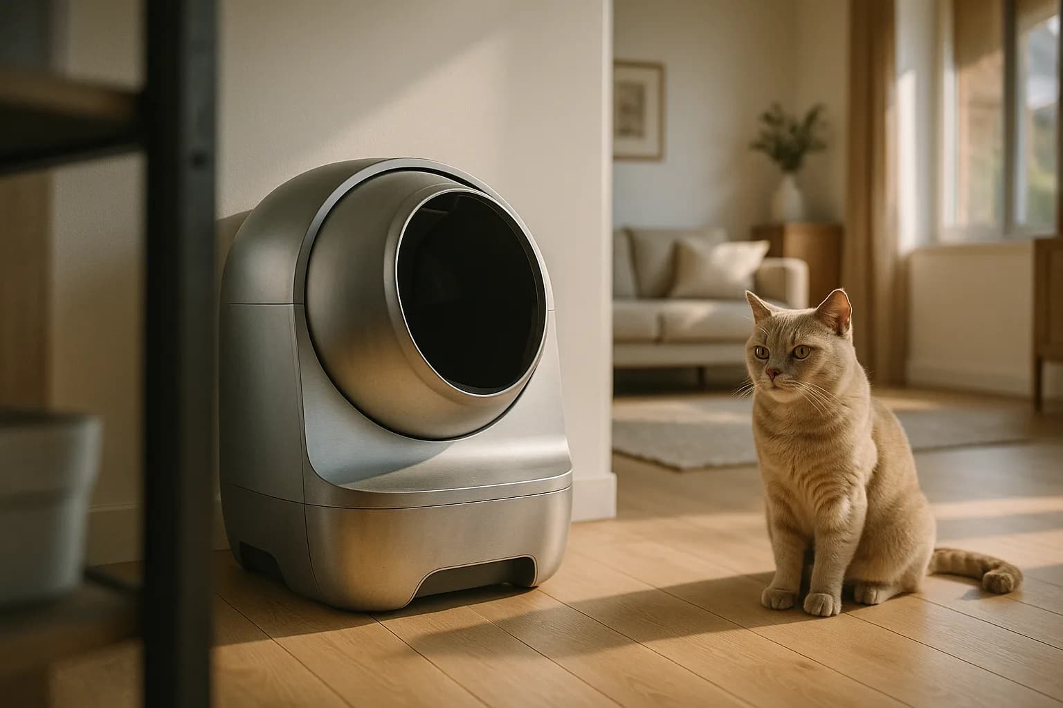 Conseils pour introduire une litière automatique à plusieurs chats