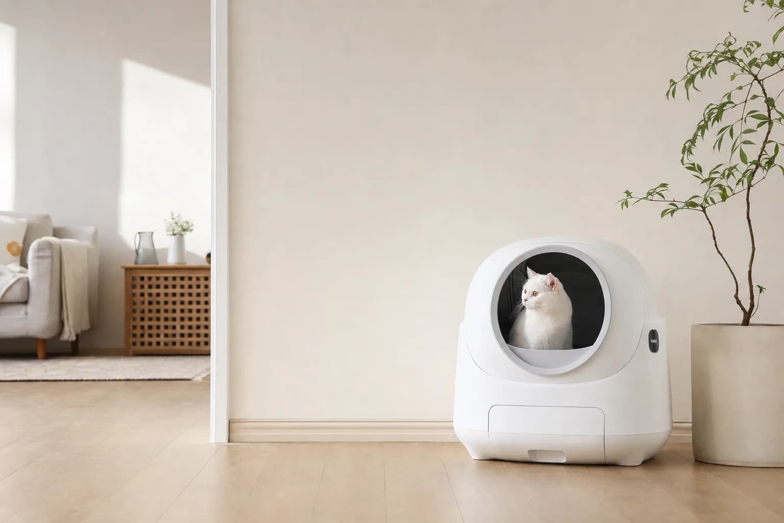 Les meilleures litières automatiques pour petits espaces