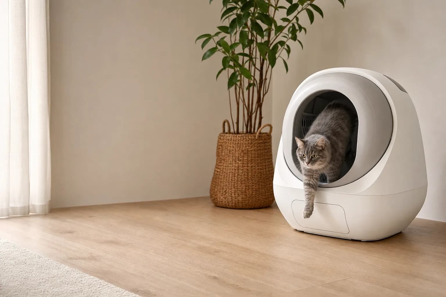 Litière automatique et camping-car : un duo possible ?