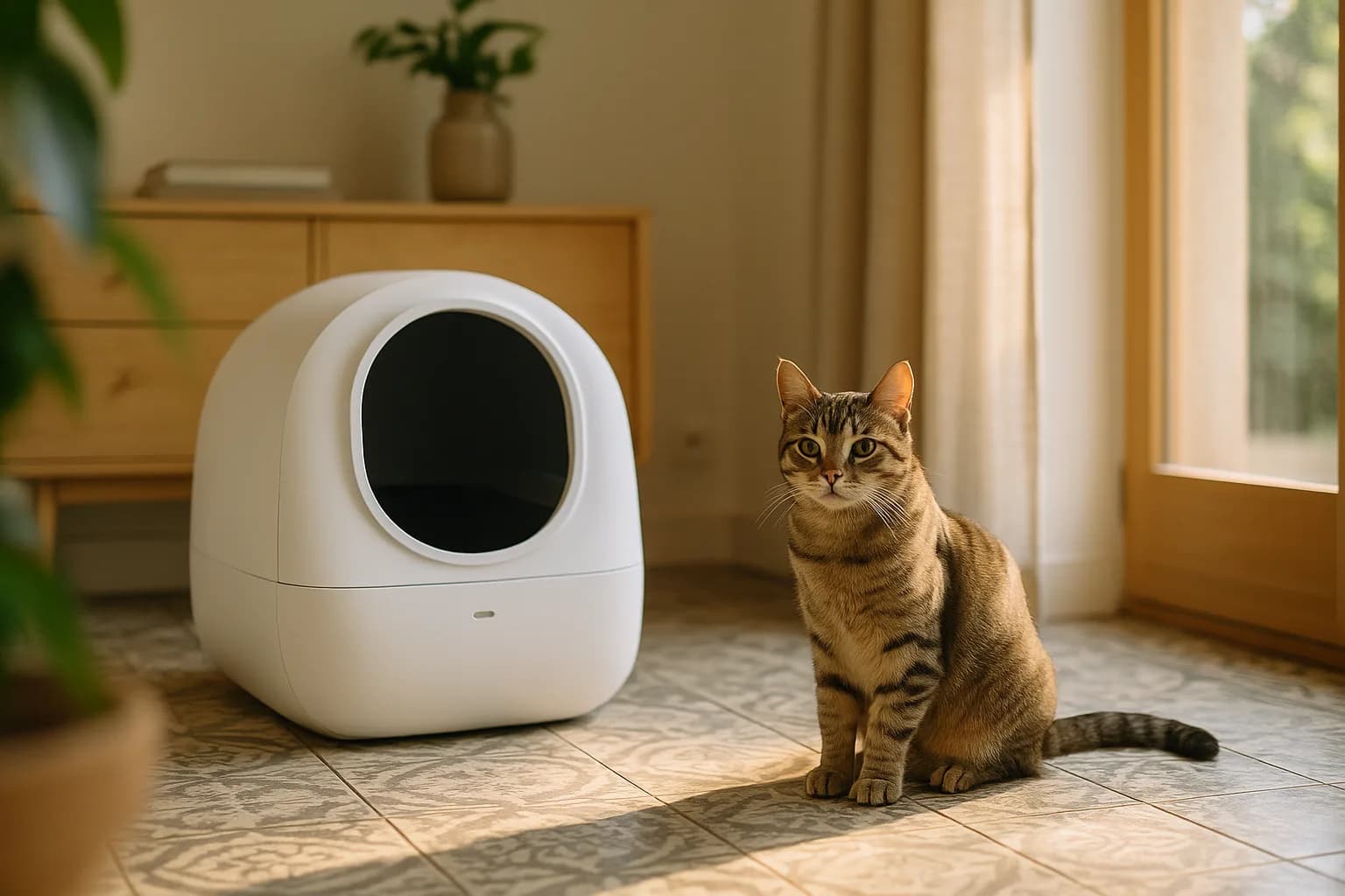Comment les litières automatiques influencent-elles le comportement des chats ?