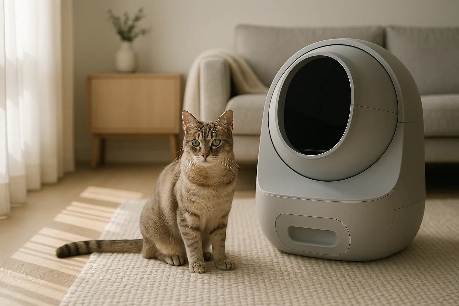 Comment la litière automatique réduit-elle le stress chez les chats ?