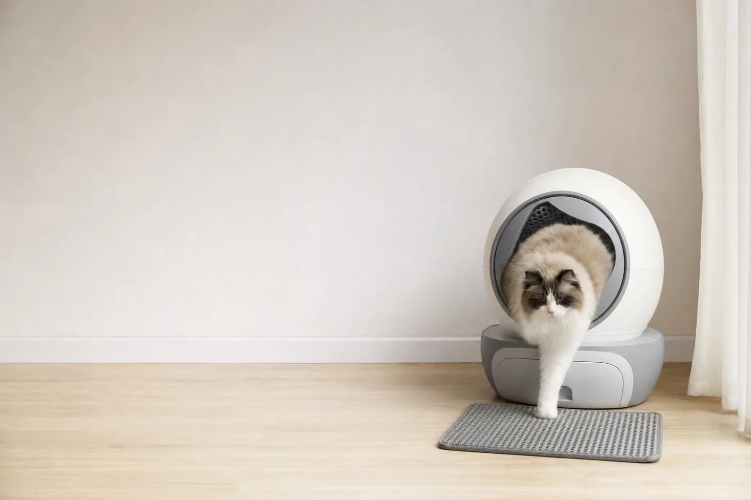 Top 5 des litières automatiques pour grands chats